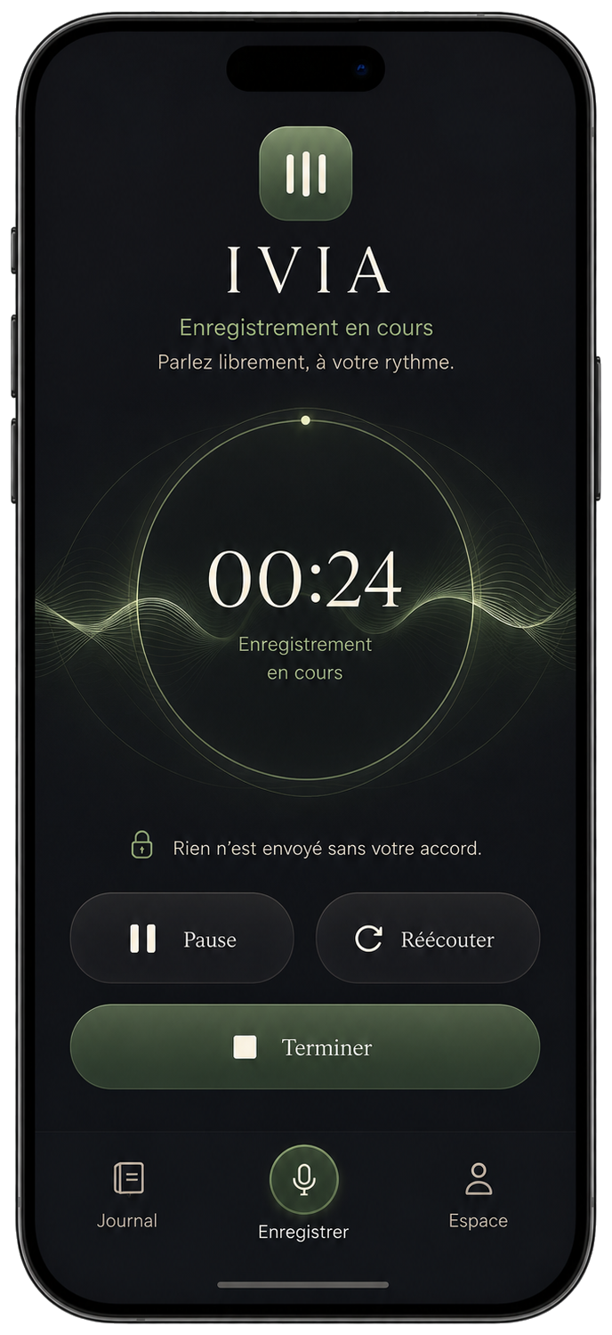 L'enregistreur IVIA — ambiance Signature